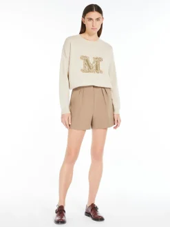 Oversized wool and cashmere jumper