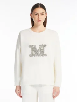 Oversized wool and cashmere jumper