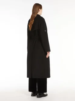 Oversized wool coat