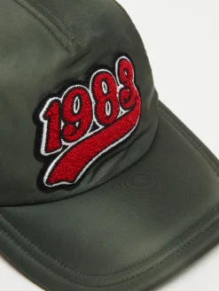 Padded nylon cap