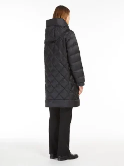 Parka in water-repellent canvas with hood