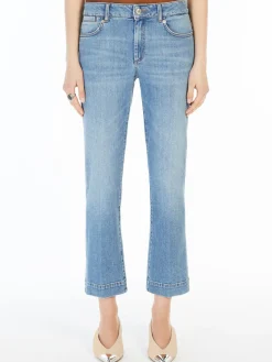 Perfect mini flare 5-pocket trousers
