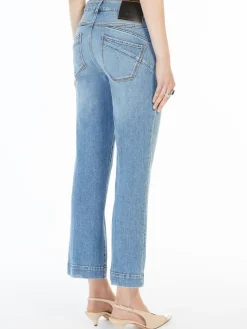 Perfect mini flare 5-pocket trousers