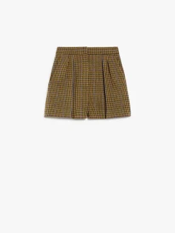Pied de Poule jersey shorts