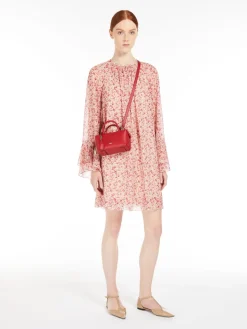 Printed georgette dress