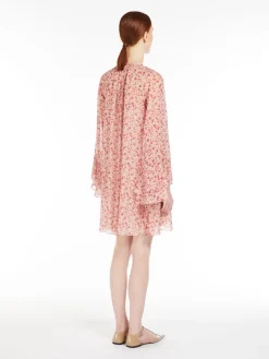 Printed georgette dress