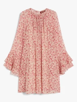Printed georgette dress