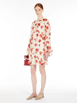 Printed georgette dress
