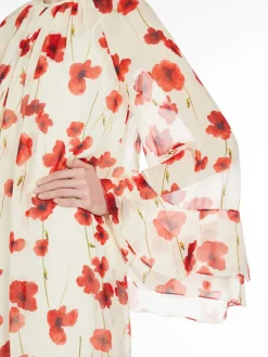 Printed georgette dress