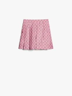 Printed silk culottes