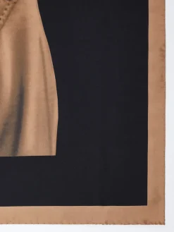 Printed silk foulard