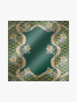Printed silk maxi pocket square