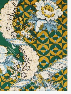 Printed silk maxi pocket square