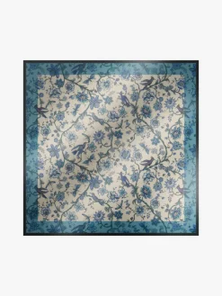 Printed silk maxi pocket square