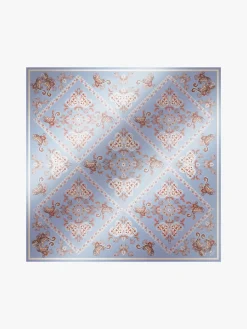 Printed silk maxi pocket square