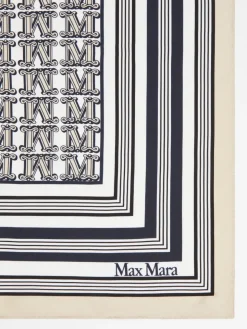 Printed silk scarf