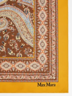 Printed silk scarf