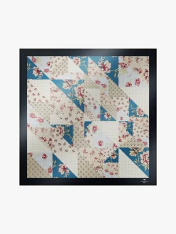 Printed silk scarf