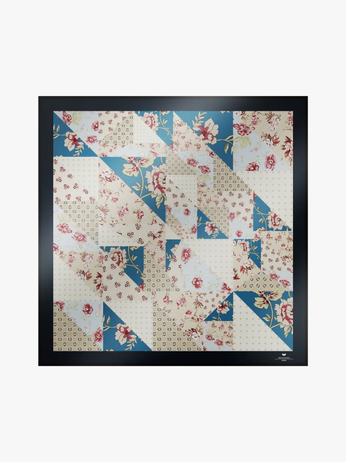 Printed silk scarf