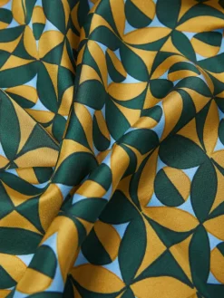 Printed silk scarf