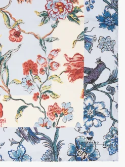 Printed silk scarf