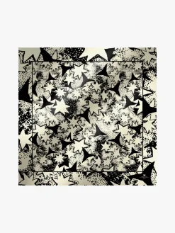 Printed silk scarf