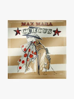 Printed silk square foulard