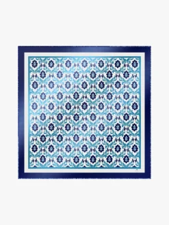 Printed wool shawl