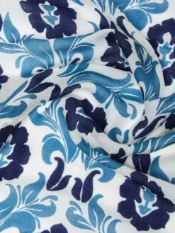Printed wool shawl