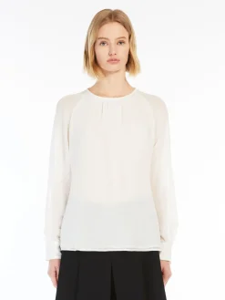 Pure silk georgette blouse