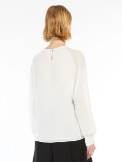 Pure silk georgette blouse
