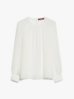 Pure silk georgette blouse