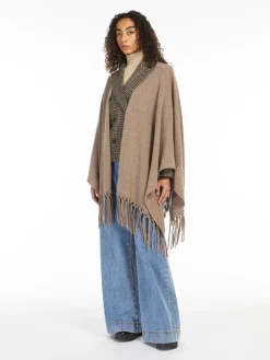 Pure wool poncho