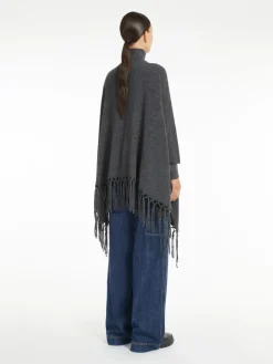 Pure wool poncho