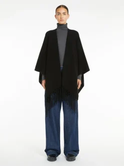 Pure wool poncho