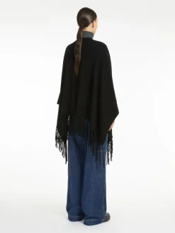 Pure wool poncho