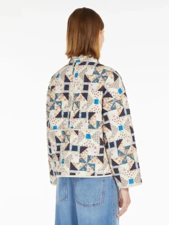 Quilted cotton patchwork jacket