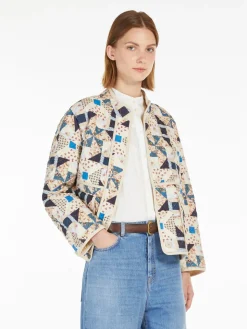 Quilted cotton patchwork jacket