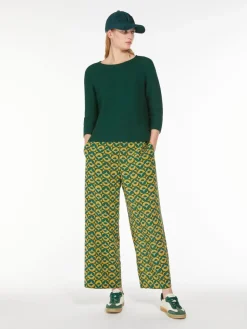Relaxed-fit cotton yarn sweater
