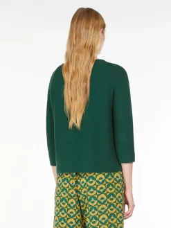 Relaxed-fit cotton yarn sweater