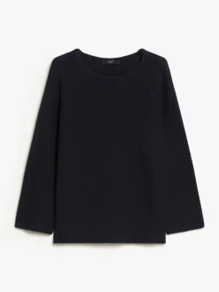 Relaxed-fit cotton yarn sweater