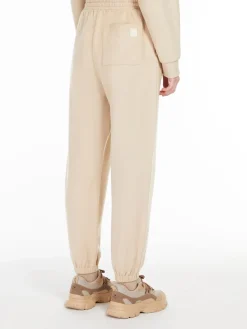 Relaxed-fit jersey broadcloth trousers