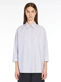 Relaxed-fit poplin shirt
