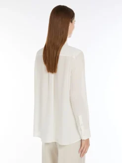Relaxed-fit silk shirt