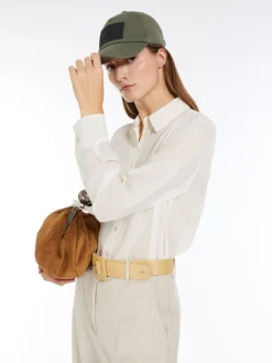 Relaxed-fit silk shirt