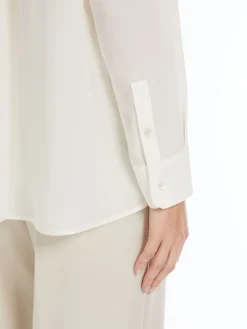 Relaxed-fit silk shirt