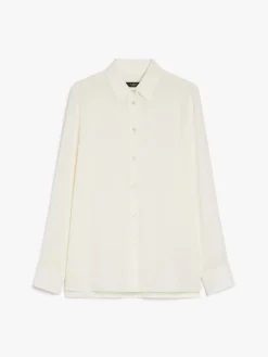 Relaxed-fit silk shirt