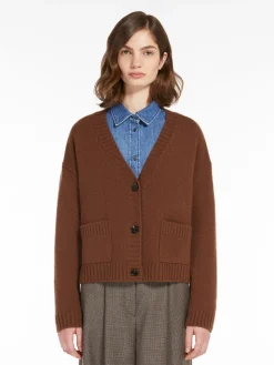 Relaxed-fit wool cardigan