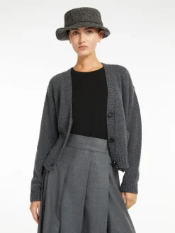 Relaxed-fit wool cardigan