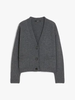 Relaxed-fit wool cardigan